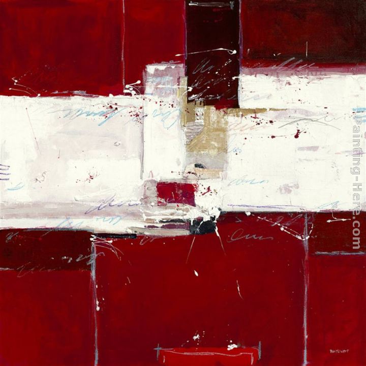 Red Abstract II painting - 2011 Red Abstract II art painting